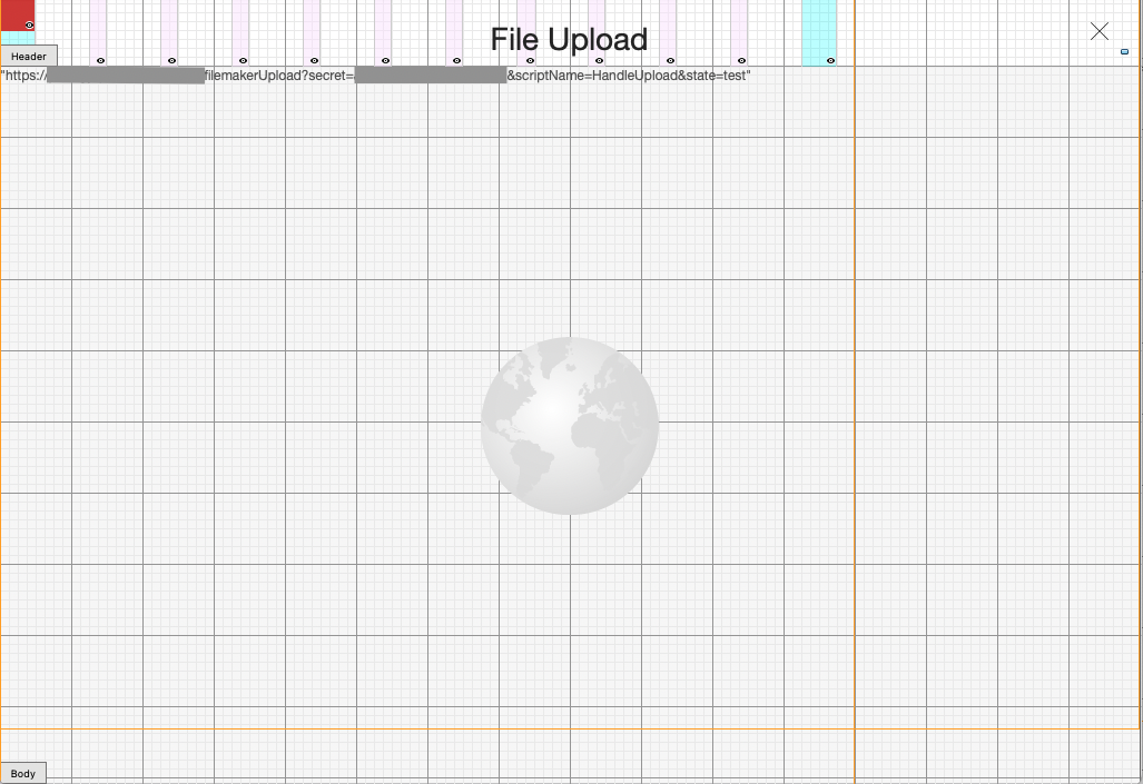 File Upload in Layout Mode