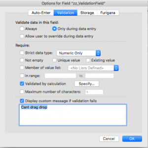A validation of the field